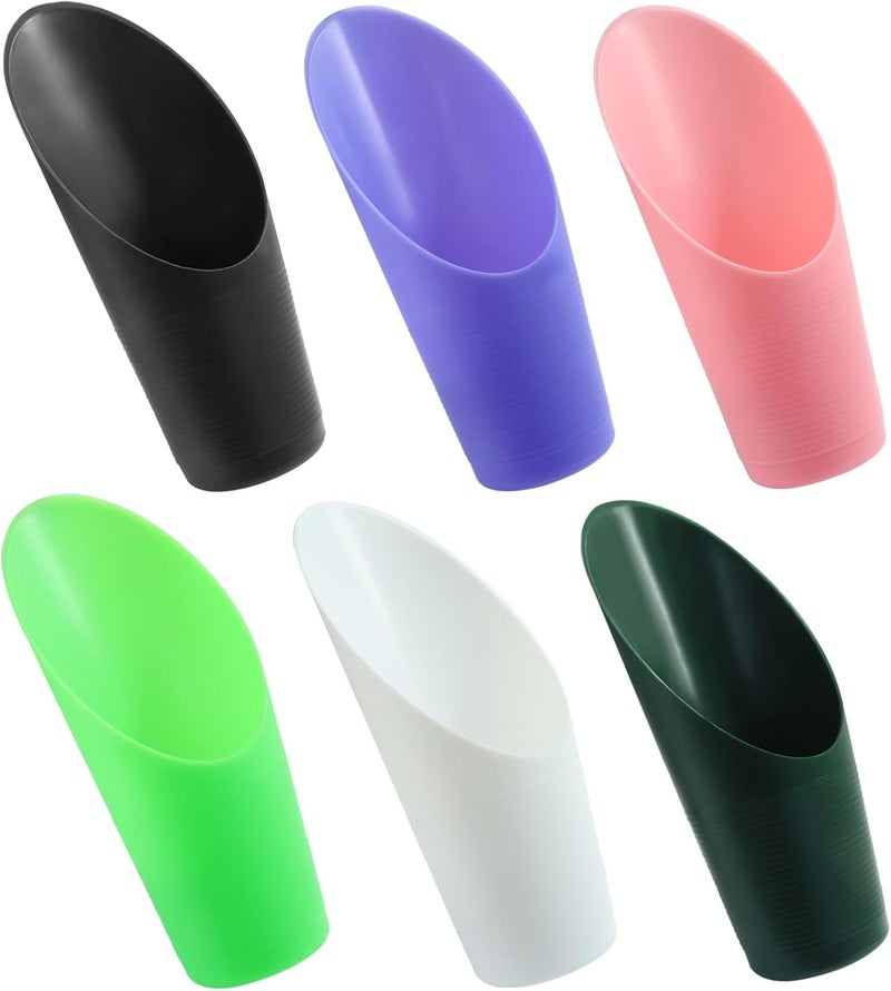 OSVJE 6 Pcs Bonsai Soil Scoops Plastic Garden Shovels Garden Tool, Colorful Mini Potting Scoops for Plant Succulent, Lightweight and Durable Design for Easy Gardening and Transplanting Tasks - Image 1